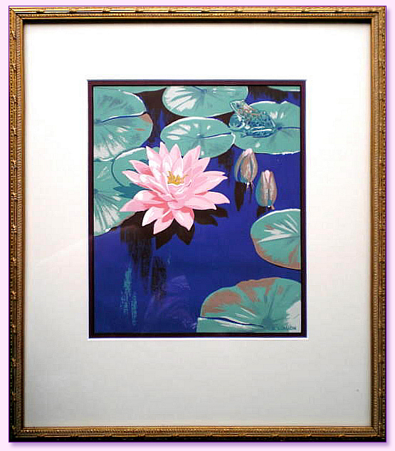 A. J. Casson Lily Pad Framed